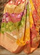 Multi Color Pure Silk Saree For Wedding